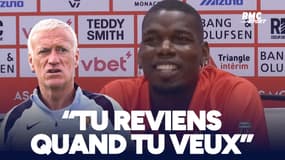Équipe de France : "Tu reviens quand tu veux", l'appel du pied blagueur de Pogba à Deschamps 