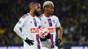 Lacazette et Thiago Mendes