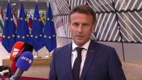 Emmanuel Macron: "J'ai une pensée pour Frédéric Leclerc-Imhoff, sa famille et ses collègues"