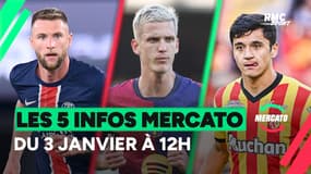 Olmo, Skriniar, Khusanov ... Les 5 infos mercato du 3 janvier à midi