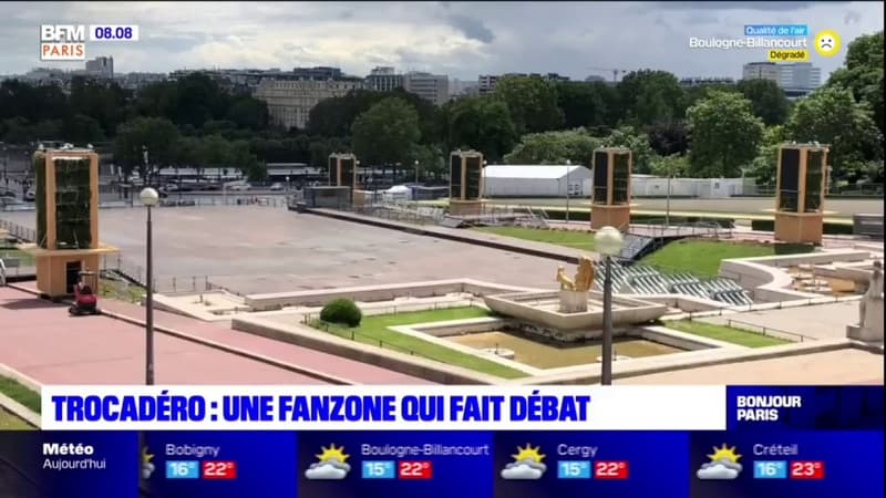 JO de Tokyo: la fan-zone du Trocadéro ne plaît pas à tout le monde