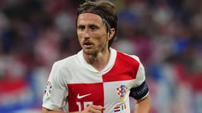 Le Croate Luka Modric face à l'Italie à l'Euro, le 24 juin 2024