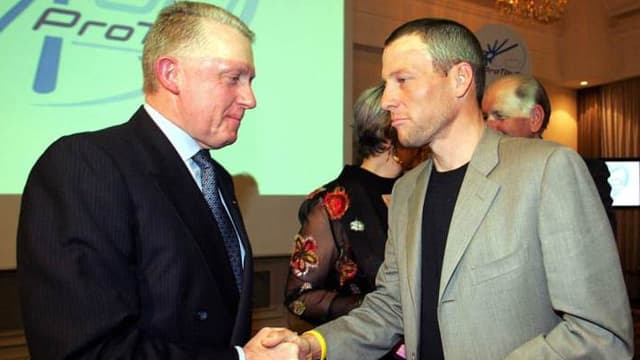 Lance Armstrong et l'ancien président de l'UCI, Hein Verbruggen