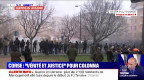 Des tensions en marge d'une manifestation en soutien à Yvan Colonna, à Bastia en Corse
