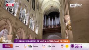 Les premières messes de Noël à Notre-Dame de Paris 