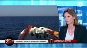Aquarius: Emmanuelle Ménard dénonce la démagogie des propositions d'accueil à Séte
