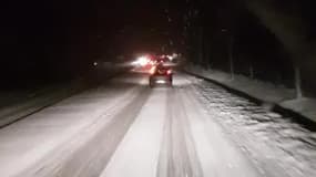 Premières chutes de neige dans le Pays de Bitche - Témoins BFMTV
