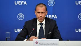 Le président de l'UEFA Aleksander Ceferin le 17 juin 2020 à Nyon  