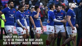 Conflit FFR-LNR : "Le XV de France ne doit jouer que 5 matchs" insiste Moscato