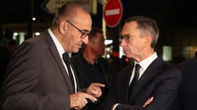 Laurent Nuñez et Bruno Retailleau à Paris le 18 septembre 2025