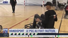 Pari'Sport: Handisport, le PSG s'essaie au foot fauteuil