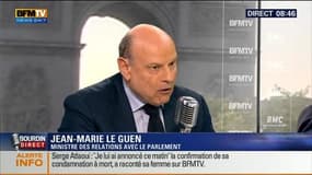 Jean-Marie Le Guen face à Jean-Jacques Bourdin en direct