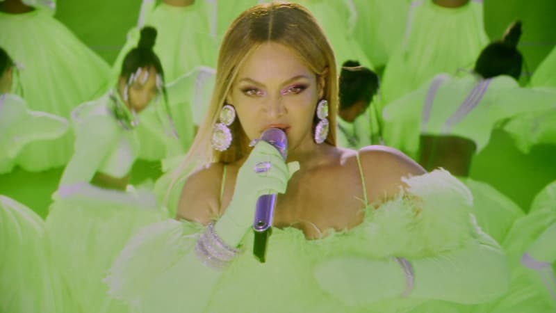 Le spectacle de Beyoncé, retransmis à la cérémonie des Oscars 2022.