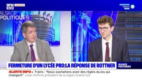 Grand Est: Jean Rottner estime qu'une dizaine" de lycées sont amenés à fermer d'ici la fin de son mandat