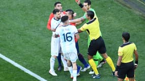 Lionel Messi directement expulsé.