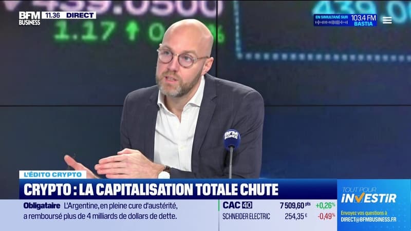 Le point crypto : La capitalisation totale chute - 10/01