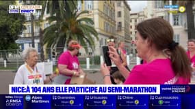 Nice: à 104 ans, elle court une partie du semi-marathon