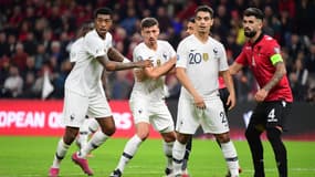 Clément Lenglet et Presnel Kimpembe alignés dans une charnière à trois en Albanie (0-2), le 17 novembre 2019