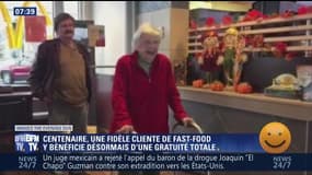 Une centenaire gagne des repas à vie gratuits dans son fast-food préféré - 21/10