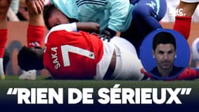 Arsenal : "Rien de bien sérieux", avant le PSG, Arteta rassure après la sortie sur blessure de Saka