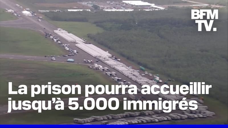 Voici l'Alcatraz des alligators, une nouvelle prison pour migrants située dans les Everglades, en Floride