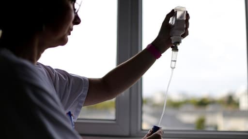 Une infirmière à l’hôpital d’Angers (Photo d’illustration)