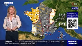 La météo pour ce lundi 25 mars 2024