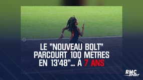 Le "nouveau Bolt" parcourt 100 mètres en 13'48''... à 7 ans
