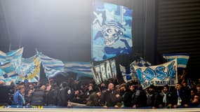 Des supporters de l'OM en Belgique en décembre 2025