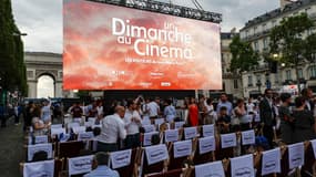 Une séance de cinéma aura lieu sur les Champs-Élysées le 7 juillet.