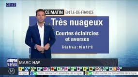 Météo Paris Île-de-France du 10 août: Ciel nuageux, averses et temps frais aujourd'hui