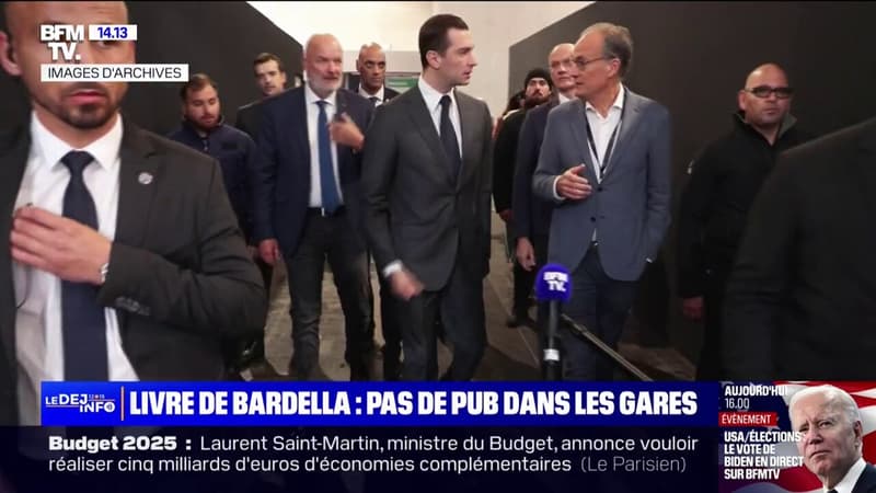 La SNCF renonce aux publicités pour le livre de Jordan Bardella dans les gares