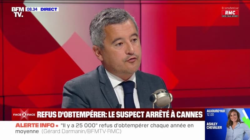 Gérald Darmanin sur les refus d'obtempérer: 