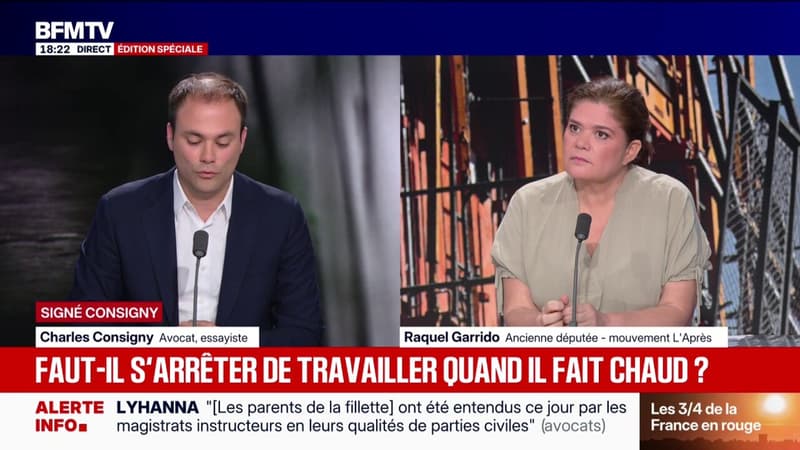 SIGNÉ CONSIGNY - Congé climatique: "C'est la lutte permanente contre le travail en France", estime l'avocat et essayiste Charles Consigny