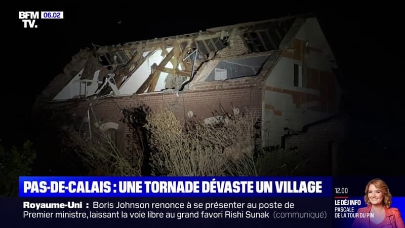 Les images des dégâts à Bihucourt après le passage d'une tornade