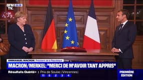 Emmanuel Macron à Angela Merkel: "Merci d'avoir accepté ce jeune président impétueux qui voulait tout bousculer"