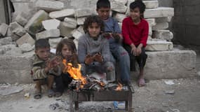 L'année 2014 a été dévastatrice pour les enfants, comme ici en Syrie, a déploré l'Unicef.