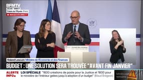 Pour Roland Lescure, ministre de l'Économie, la loi spéciale adoptée en Conseil des ministres est "un service minimum qui permet de gagner du temps"