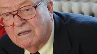 Jean-Marie Le Pen annonce porter plainte contre Arnaud Montebourg. Ici le 12 janvier 2014