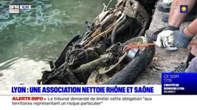 Lyon: une association nettoie le Rhône et la Saône