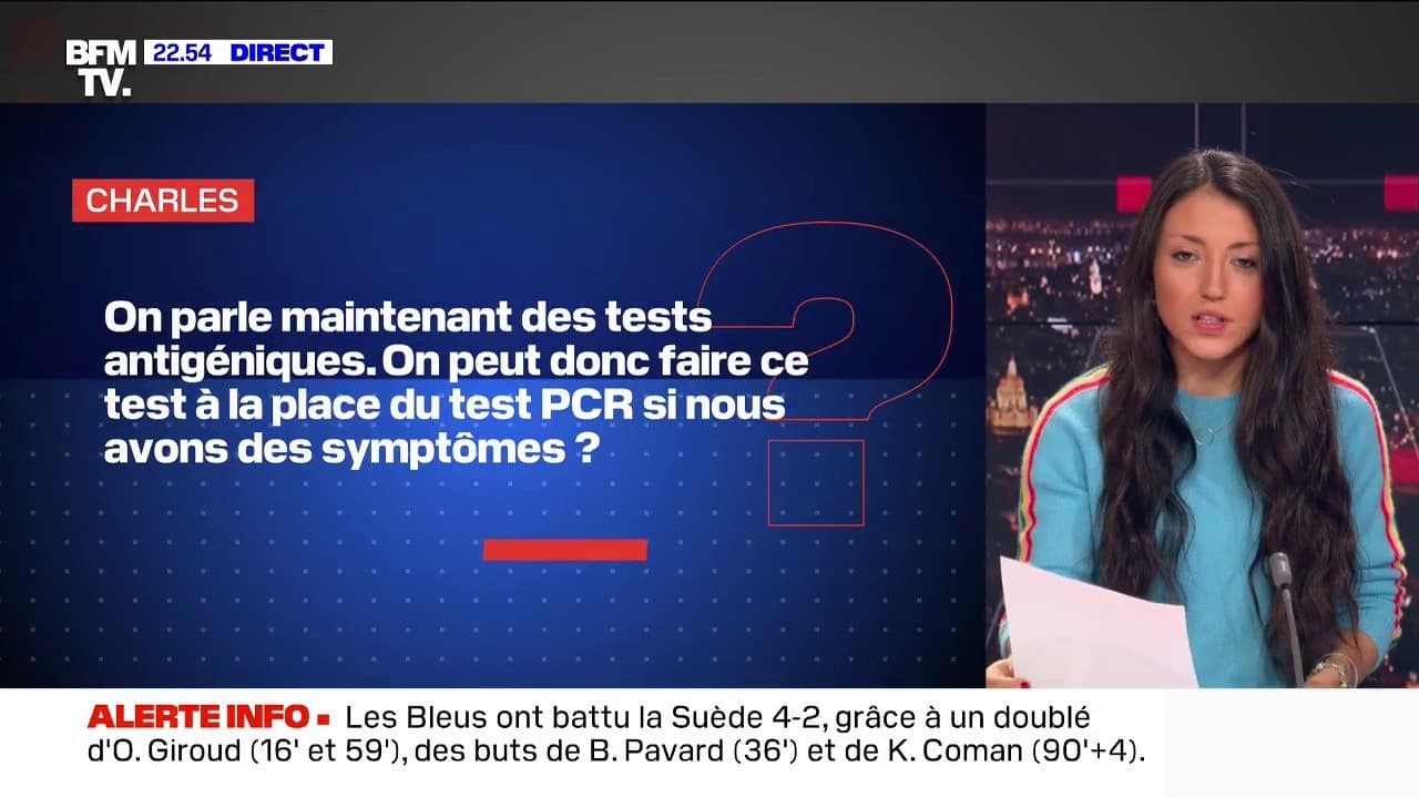 Peut-on faire un test antigénique à la place du test PCR si nous avons