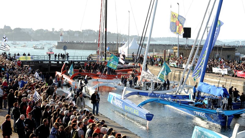 Dans le port de Saint-Malo, le 1er novembre 2014.
