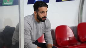 Ruben Amorim sur le banc du Sporting Portugal en 2024.