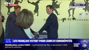 Élections européennes: François-Xavier Bellamy a voté à Versailles