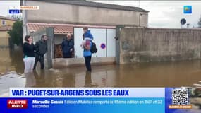 Puget-sur-Argens sous les eaux après une nuit d'intempéries