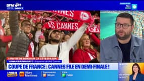 Coupe de France: Cannes file en demi-finale, les supporteurs en liesse