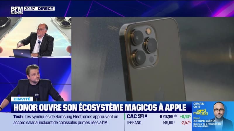 Pierre-Alain Houard (Honor France) : HONOR ouvre son système MagicOS à Apple - 27/05