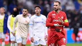 Pau Lopez, au stade Vélodrome, le 9 février 2024.
