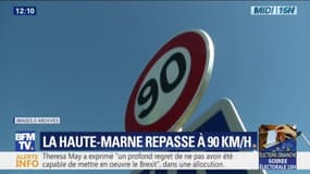 En Haute-Marne, 500 des 4000 kilomètres de routes devraient repasser à 90km/h