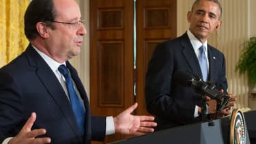 François Hollande et Barack Obama, le 11 février 2014.